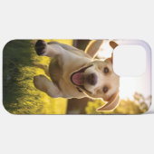 Coques Case-Mate iPhone Joyeux Labrador Puppy Running (Verso (horizontal))
