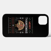 Coques Case-Mate iPhone Joyeux Merci Noël Christmas Thanksgiving Dinde (Verso (horizontal))