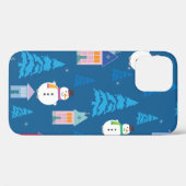 Coques Case-Mate iPhone Joyeux Motif de Noël (Verso (horizontal))