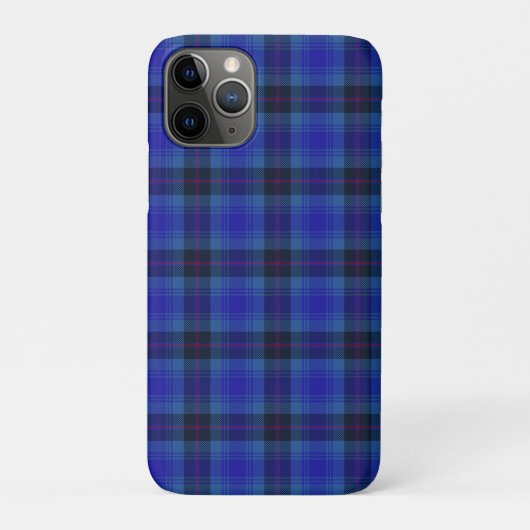 Coques Case-Mate iPhone Joyeux Motif Tartan Plaid Navy (Dos)
