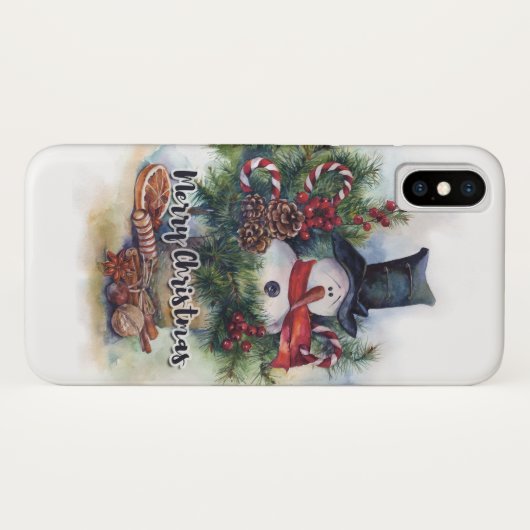 Coques Case-Mate iPhone Joyeux Noël (Dos (Horizontal))