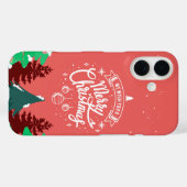 Coques Case-Mate iPhone Joyeux Noël (Verso (horizontal))