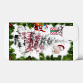 Coques Case-Mate iPhone Joyeux Noël (Verso (horizontal))