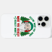 Coques Case-Mate iPhone Joyeux Noël (Verso (horizontal))