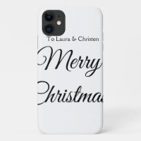 Joyeux Noël ajoutez nom texte personnalisé cadeau