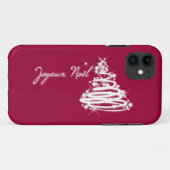 Coques Case-Mate iPhone Joyeux Noël avec sapin de Noël (Dos (Horizontal))
