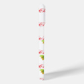 Coques Case-Mate iPhone Joyeux Noël blanc Floral (Verso / Droite)