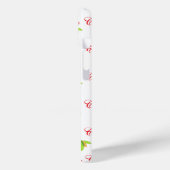 Coques Case-Mate iPhone Joyeux Noël blanc Floral (Verso / Gauche)