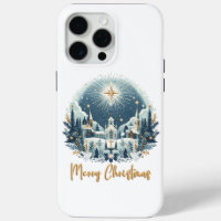 Joyeux Noël bleu et or