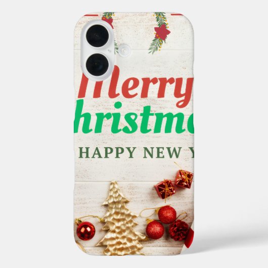 Coques Case-Mate iPhone Joyeux Noël & Bonne Année Fêtes de fin d'année P (Verso)