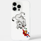Coques Case-Mate iPhone Joyeux Noël ! Chiot avec Bell et Ball (Verso)