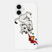 Coques Case-Mate iPhone Joyeux Noël ! Chiot avec Bell et Ball (Verso)