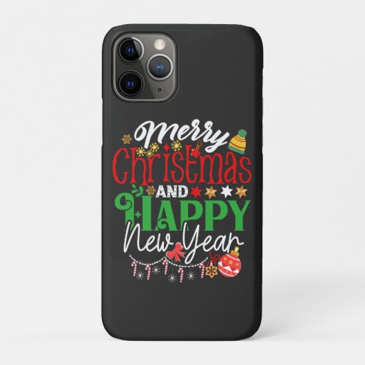 Coques Case-Mate iPhone Joyeux Noël et Bonne Année (Dos)