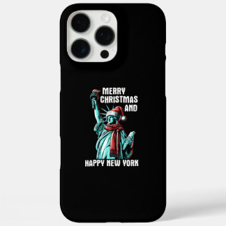 Coques iPhone 16 Pro Max Joyeux Noël et Bonne Année New York - Drôle de Chr