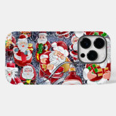 Coques Case-Mate iPhone joyeux noël et heureux nouvel an (Verso (horizontal))