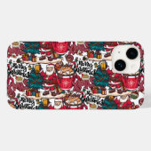 Coques Case-Mate iPhone Joyeux Noël - Fête de Fêtes (Verso (horizontal))