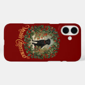 Coques Case-Mate iPhone Joyeux Noël Labrador Retriever (Verso (horizontal))