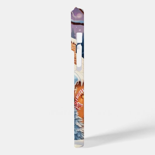 Coques Case-Mate iPhone Joyeux Noël Maison en pain d'épices (Verso / Gauche)