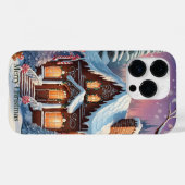 Coques Case-Mate iPhone Joyeux Noël Maison en pain d'épices (Verso (horizontal))