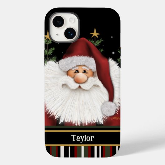 Coques Case-Mate iPhone Joyeux Noël mignon Père Noël Rouge Inspiritisme No (Verso)