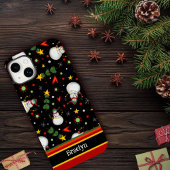 Coques Case-Mate iPhone Joyeux Noël mignon Snowman Inspirivée Nom