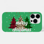 Coques Case-Mate iPhone Joyeux Noël moderne & élégant (Verso (horizontal))