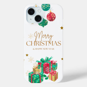 Coque Pour iPhone 15 Joyeux Noël Nouvel An Salutation