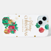 Coques Case-Mate iPhone Joyeux Noël Nouvel An Salutation (Verso (horizontal))