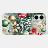 Coques Case-Mate iPhone Joyeux Noël Ornament Bliss (Verso (horizontal))