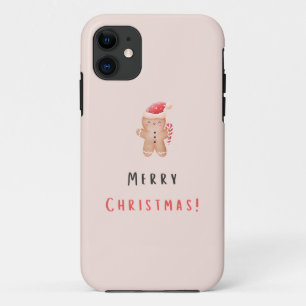 Case-Mate iPhone Case Joyeux Noël Pastel Pain d'épices rose