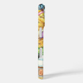 Coques Case-Mate iPhone Joyeux Noël, Père Noël dans la cheminée avec des j (Verso / Droite)