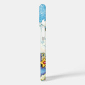 Coques Case-Mate iPhone Joyeux Noël, Père Noël sur un boule de neige avec  (Verso / Gauche)