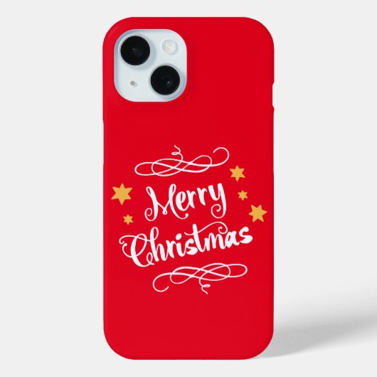 Coques Case-Mate iPhone Joyeux Noël Typographie moderne (Verso)