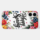 Coques Case-Mate iPhone Joyeux Printemps (Verso (horizontal))