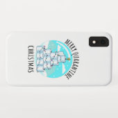 Coques Case-Mate iPhone Joyeux Quarantaine Arbre de Noël Papier toilette (Dos (Horizontal))