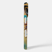 Coques Case-Mate iPhone Joyeux Renard souriant -peinture splatter (Verso / Droite)