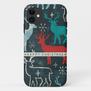 Coque iPhone 11 Joyeux renne de Christmastime
