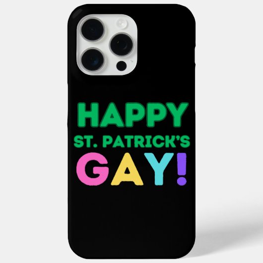 Coques Case-Mate iPhone Joyeux St. Patrick's Gay (Verso)