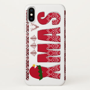 Case-Mate iPhone Case Joyeux tricot de Noël tendance Élégant