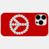 Coques Case-Mate iPhone Joyeux visage paix (Verso (horizontal))