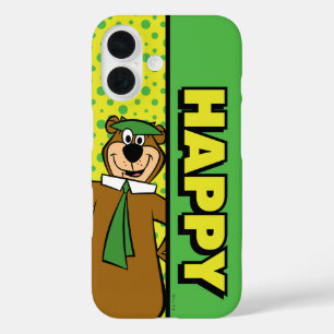 Coques iPhone 16 Joyeux Yogi Bear