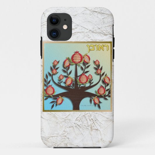 Coques Case-Mate iPhone Judaica 12 Tribes of Israel Reuben (Dos)