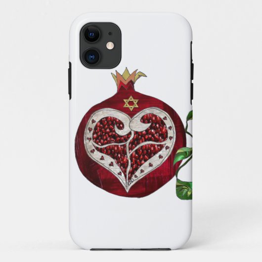 Coques Case-Mate iPhone Judaica Pomegranate Heart Hanoukka Rosh Hashanah (Dos)