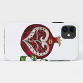 Coques Case-Mate iPhone Judaica Pomegranate Heart Hanoukka Rosh Hashanah (Dos (Horizontal))