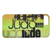 Coques Case-Mate iPhone Judo ; Vert, orange et jaune vif (Dos (Horizontal))