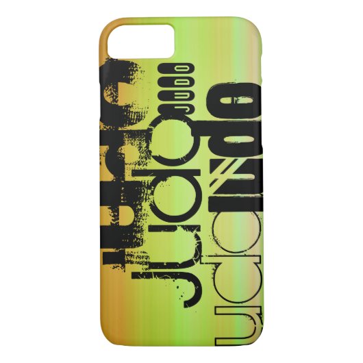 Coques Case-Mate iPhone Judo ; Vert, orange et jaune vif (Dos)