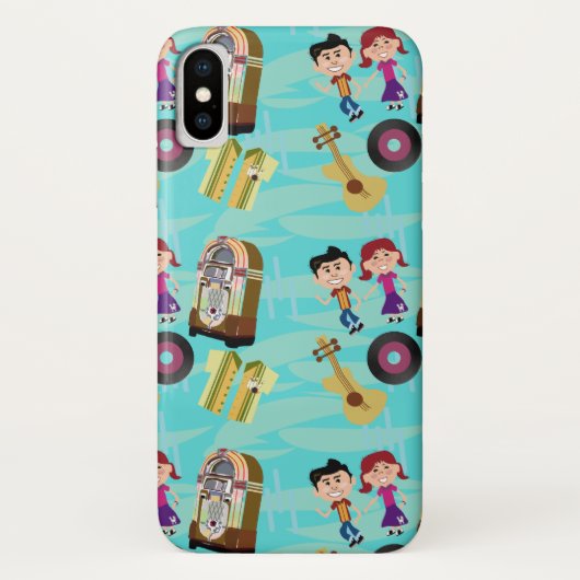 Coques Case-Mate iPhone Jukebox Party Enfants mignonette personnages de de (Dos)