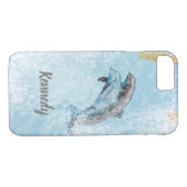 Coques Case-Mate iPhone Jumping Dolphins Thème Côtier Art (Dos (Horizontal))
