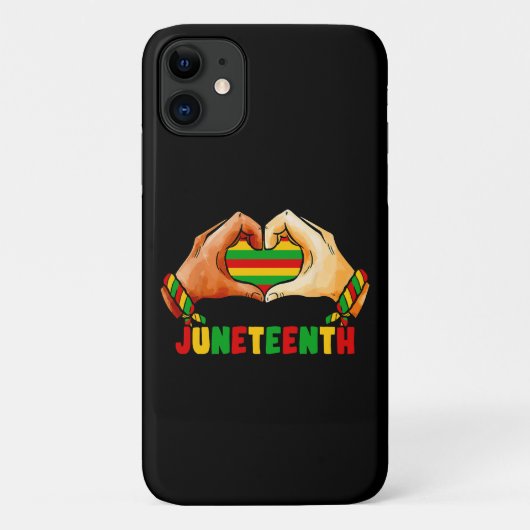 Coques Case-Mate iPhone Juneteenth cœur (Dos)