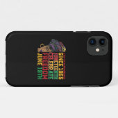 Coques Case-Mate iPhone Juneteenth Une Journée De Souvenir Liberté Noire (Dos (Horizontal))